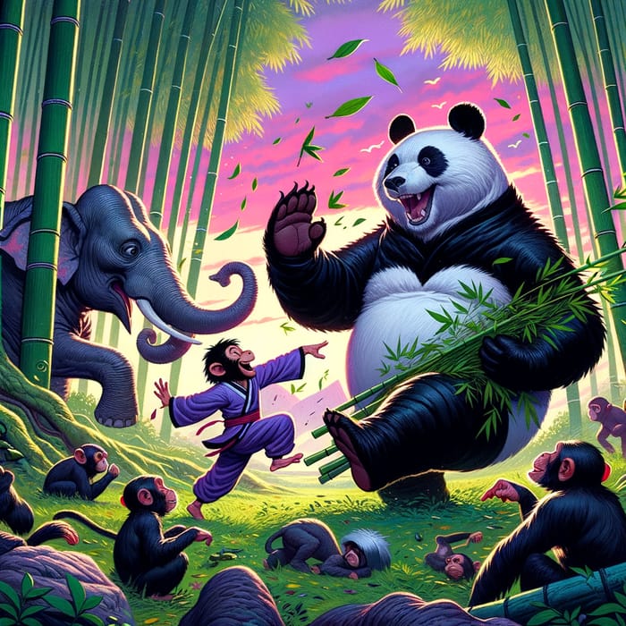 Courage and Perseverance: A Kung-Fu Adventure Tale
