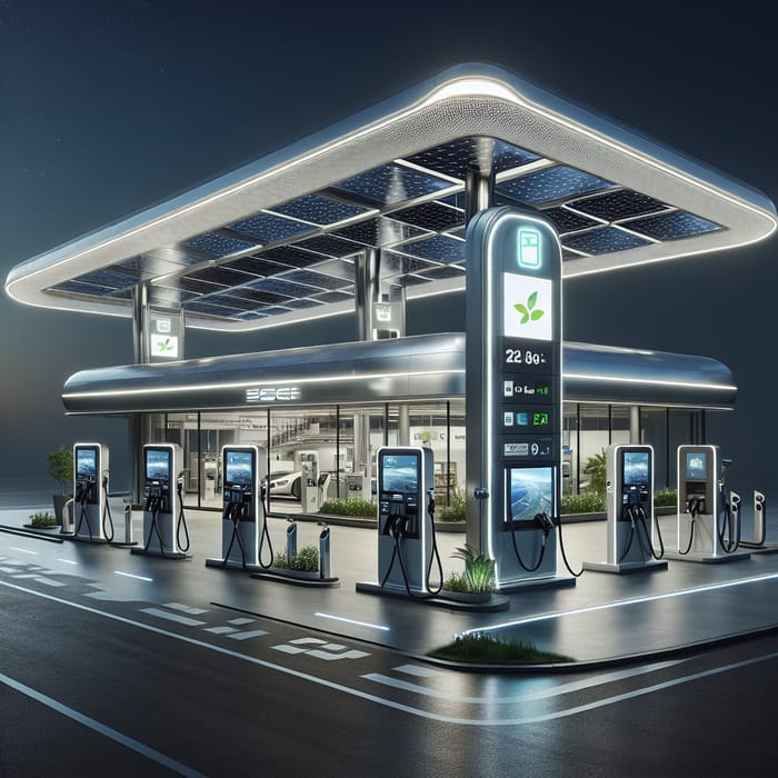 Futuristic Gas Station Architecture | Modern Design