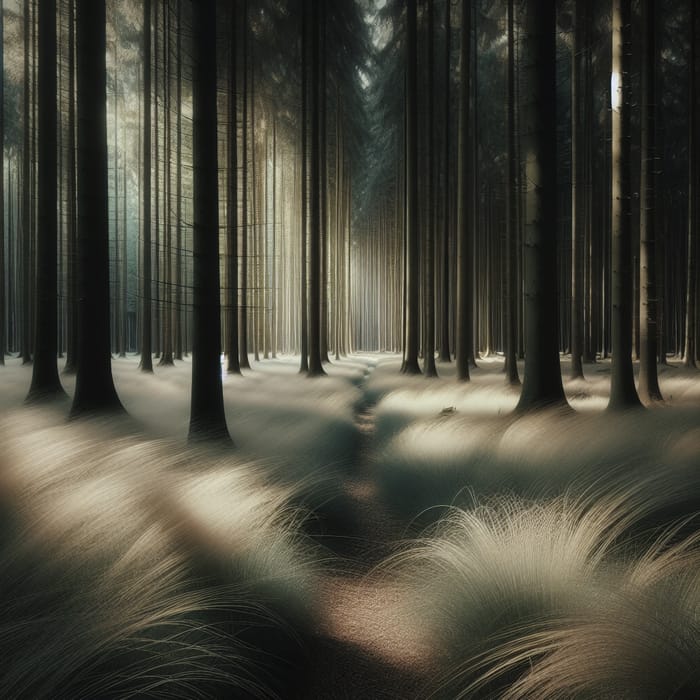 Enchanted Forest - A Minimalist Serenity