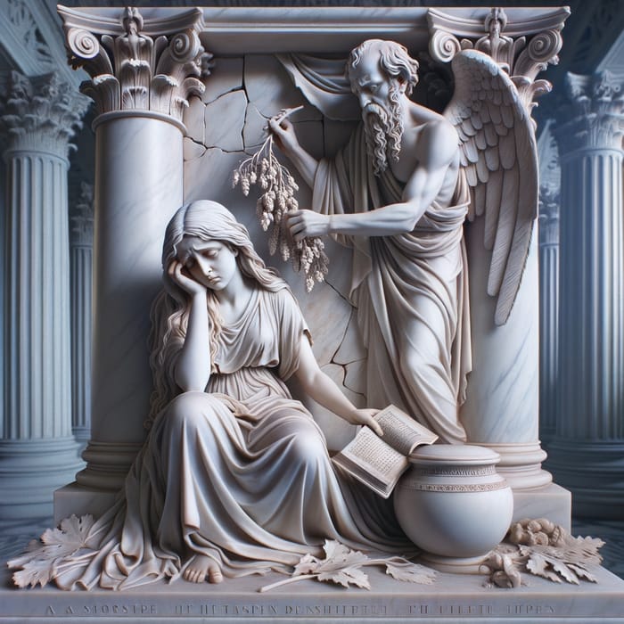 Grand Master Hiram Abiff Marble Monument - Symbolism and Meaning