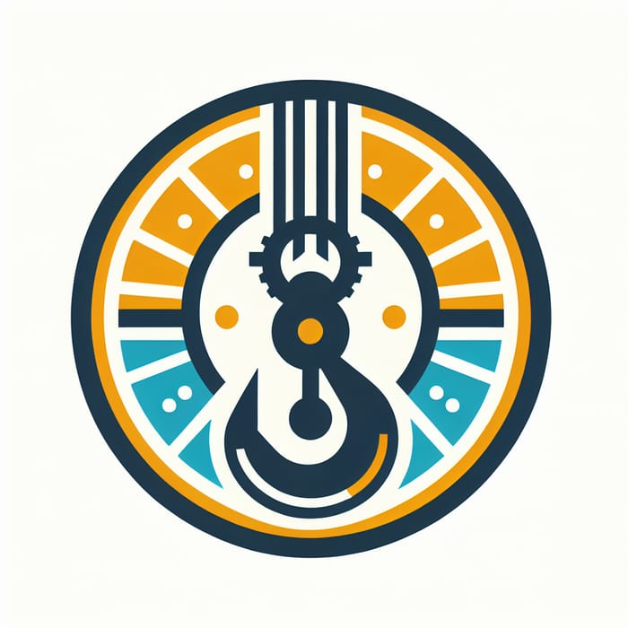 Vinç Logo Design Featuring Crane Hook