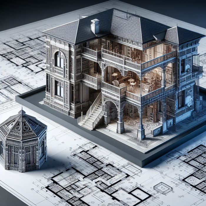 Detailed CAD Architectural and Product Design Showcase | AI Art 