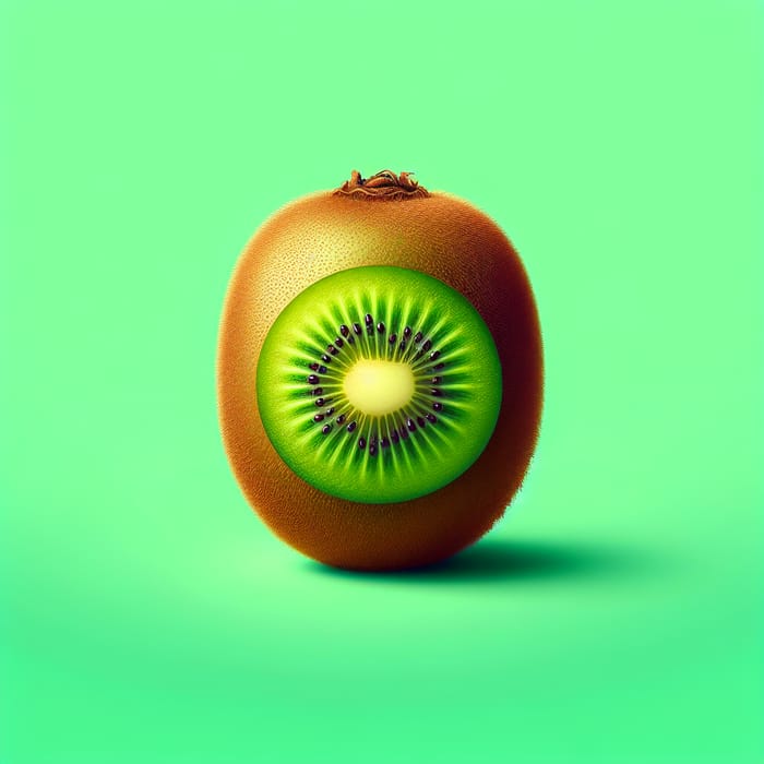 Realistic Kiwi Fruit Image | Detailed and Vibrant