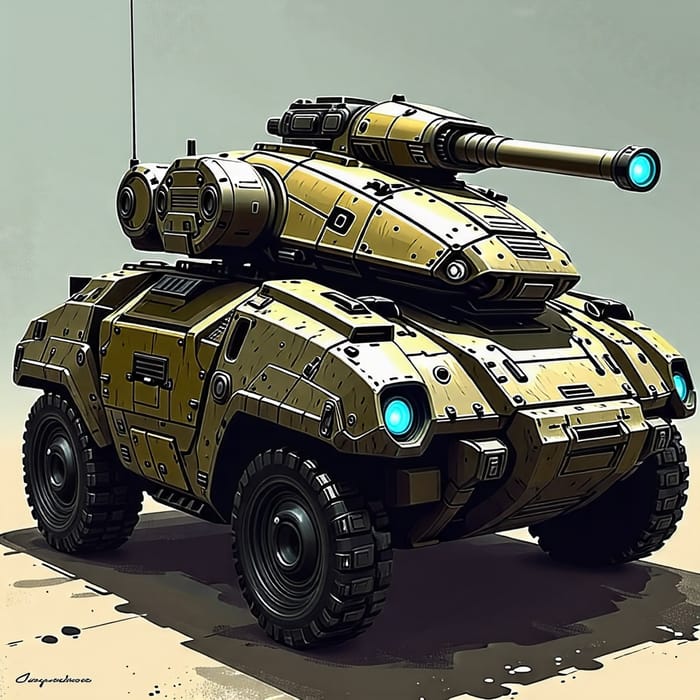 Scarab Tank - Advanced Armor with Energy Cannon