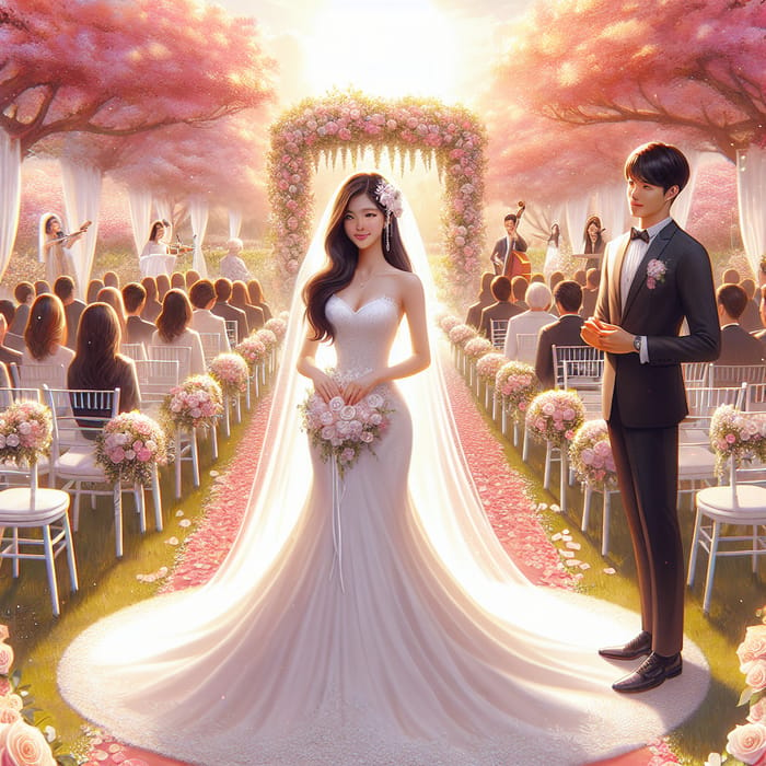 Dreamy Wedding Day featuring Hispanic Bride & Asian Groom