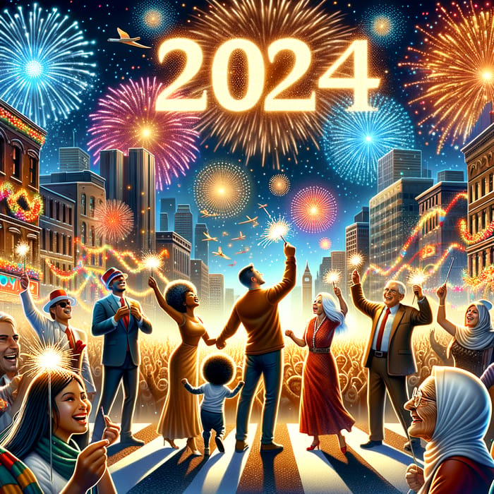 Exciting New Year Fireworks 2024