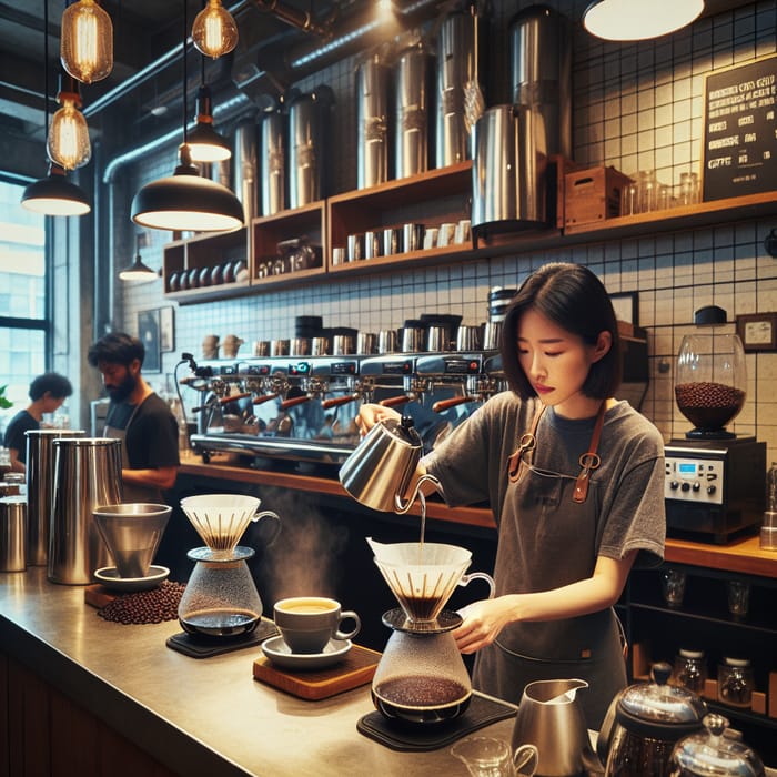 Experience the Art of Third Wave Coffee at Our Industrial Chic Shop