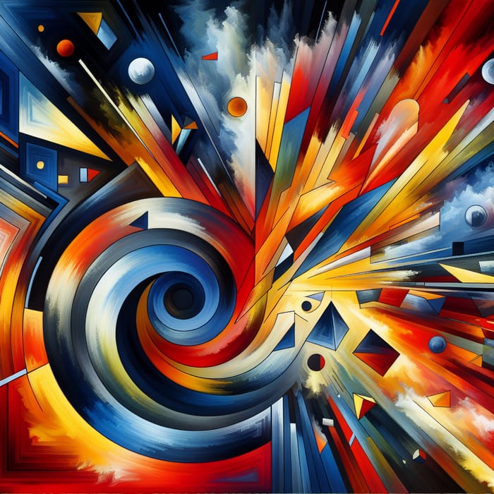 Embracing Personal Power: Abstract Artwork in Vibrant Colors