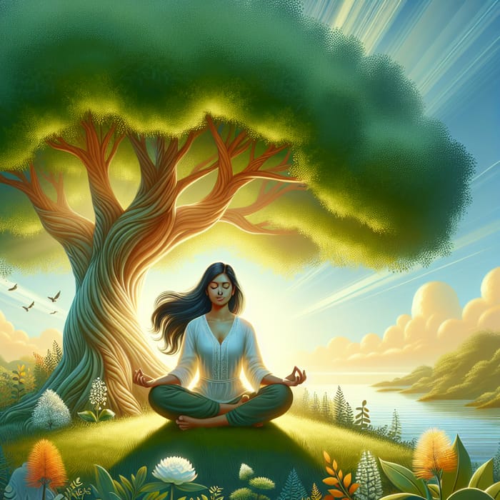 Self-Renewal and Mindfulness in Serene Nature Setting