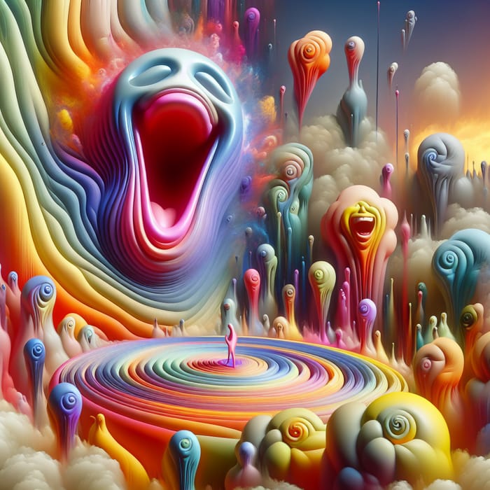 Why Laughter in Surrealism: Abstract Forms and Vibrant Entities