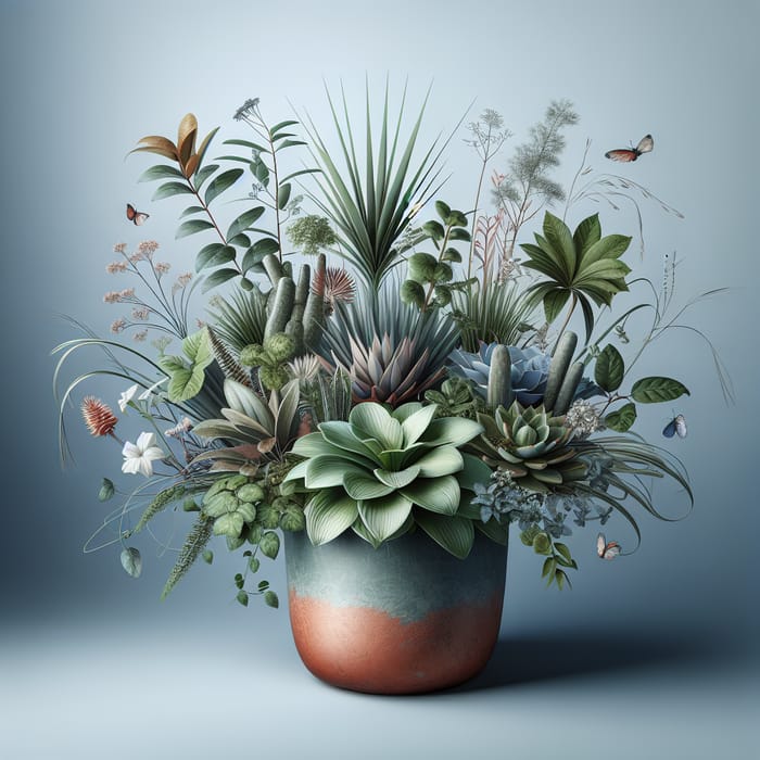 Beautiful and Unique Nature Plant Arrangement