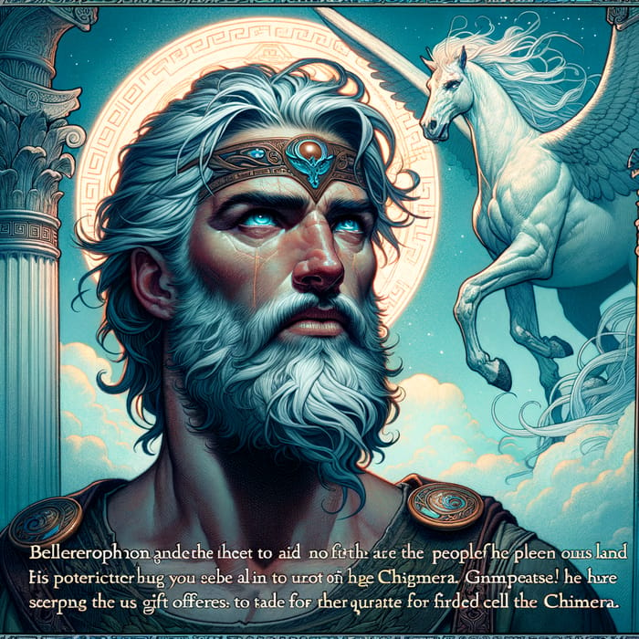 Bellerophon's Mission: Seeking Pegasus and Defeating the Chimera