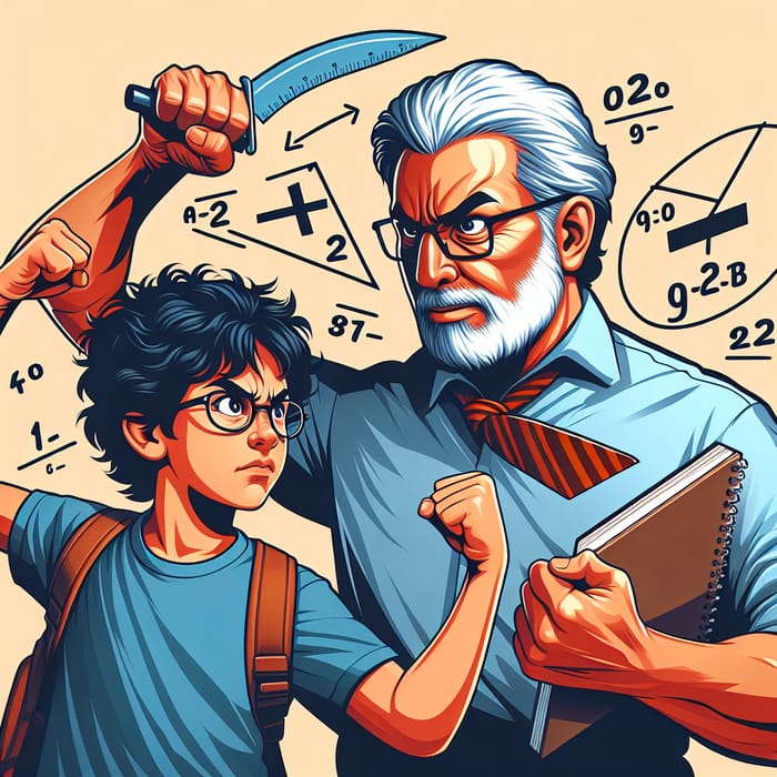 Carlos Battles Math Teacher in Action Movie Showdown