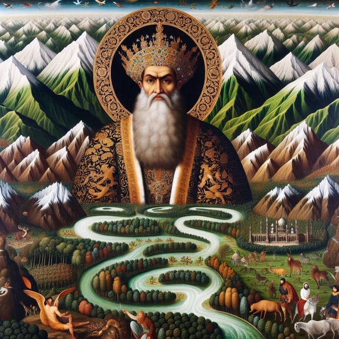 King of Earth: Man Amidst Mountains and Rivers