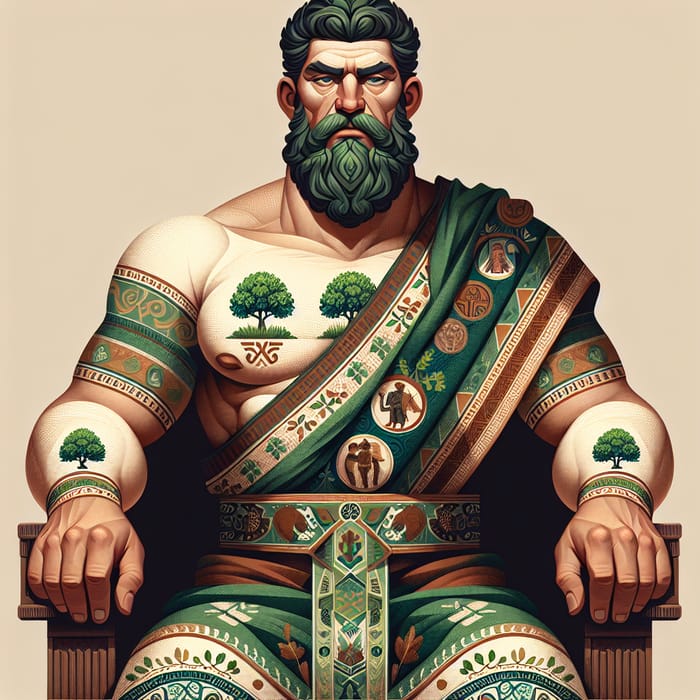 Earthy Male Emperor | Representation of Power and Command