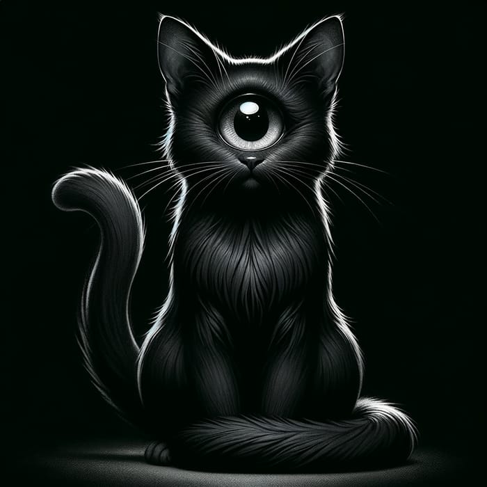 Mythical Cyclop Black Cat: Mysterious and Intriguing