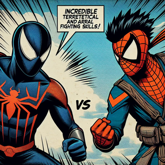 Spiderman vs Goku: Epic Superhero Showdown