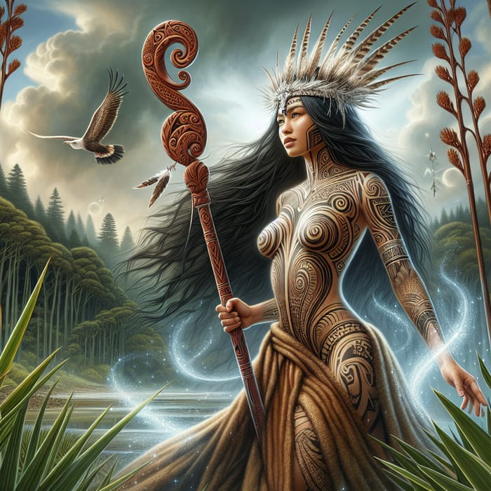 Maori Goddess - Divine Depiction Maori Goddess - Divine Depiction