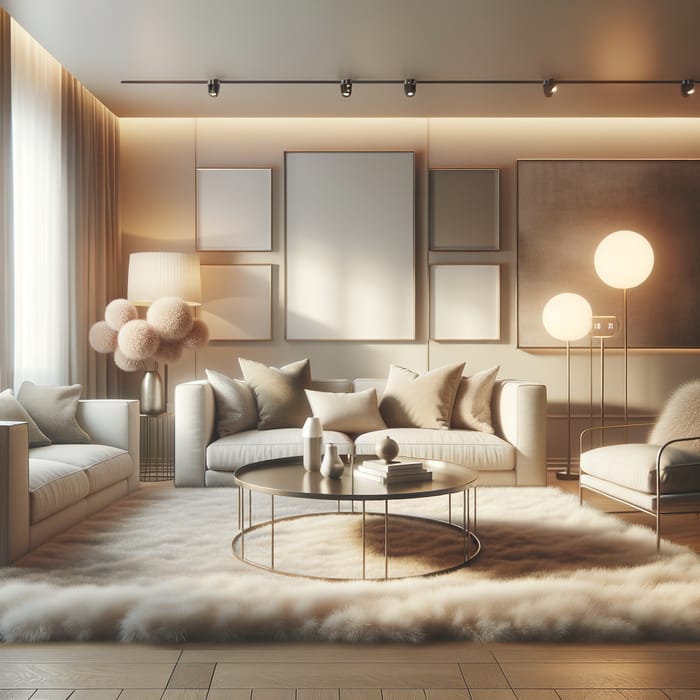 Stylish Salon Décor: Modern Living Room Design