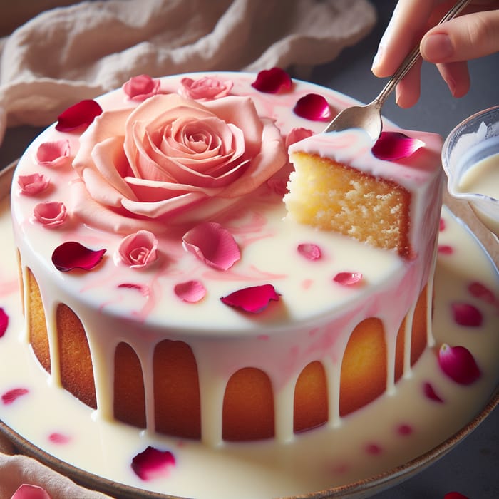 Rose Milk Tres Leches Cake Recipe: Irresistible Delight