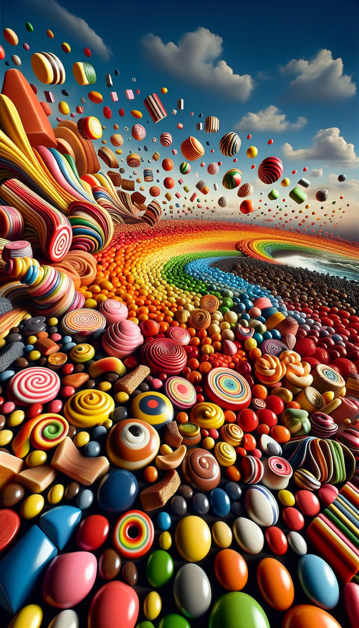 Mesmerizing Candy Motion Display | Textures and Colors Galore