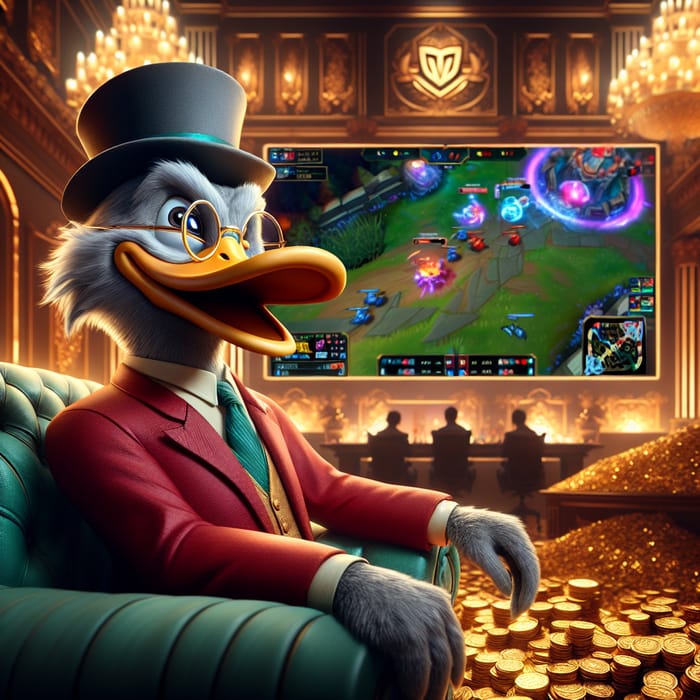 Scrooge McDuck Golden Money in Cybersport