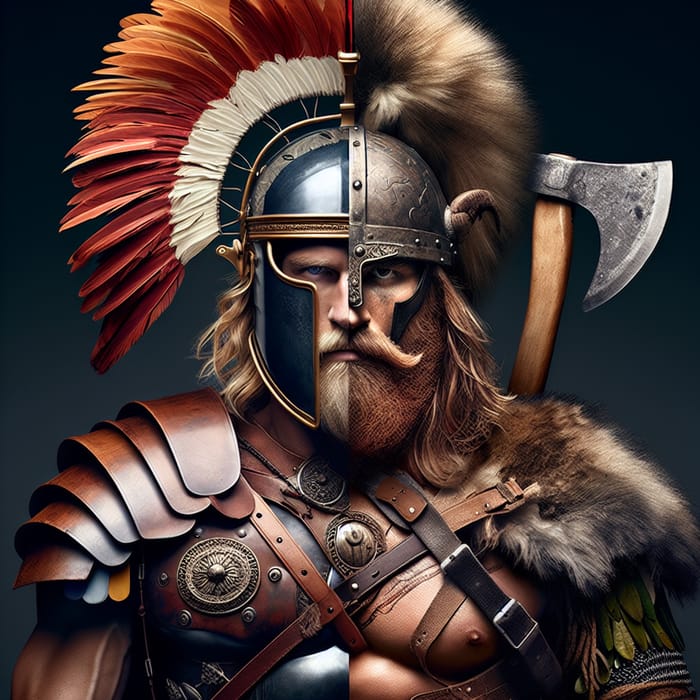 13th Century Empire Soldier: Roman Centurion-Viking Raider Hybrid
