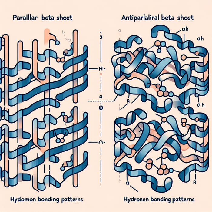 Parallel vs. Antiparallel Beta Sheets: A Comparative Analysis