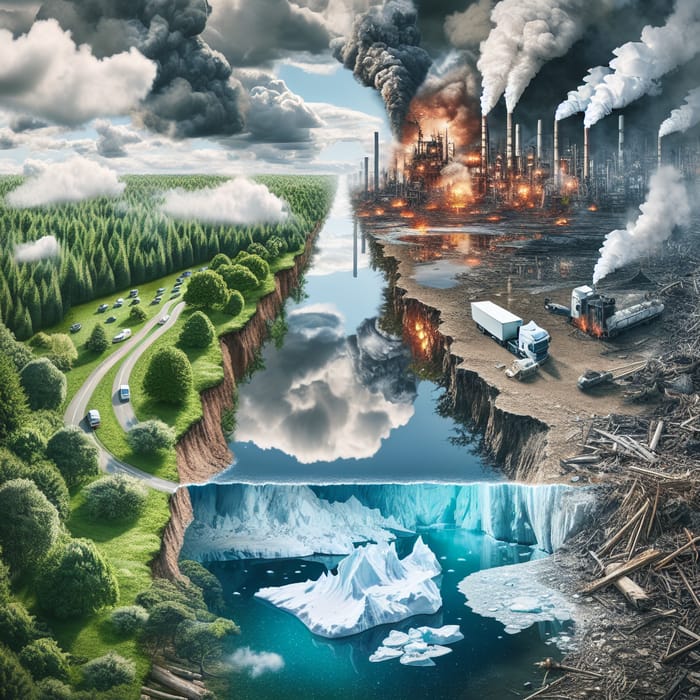 Devastation of Climate Injustice - A Visual Representation