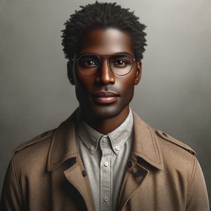 Innovative African American Tech Mogul Portrait