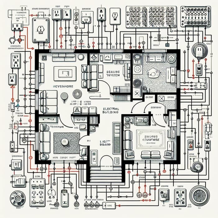 Open House Electrical Layout Diagram | Electrical Systems