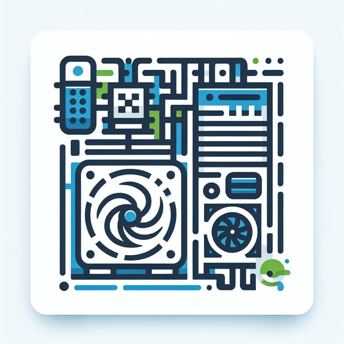 Ventilation Equipment Icon Design