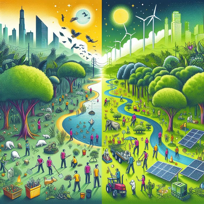 The Fight for a Greener World: Artful Solutions in Environmental Conservation