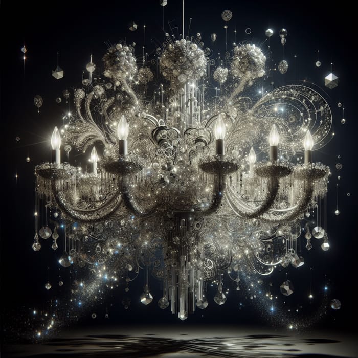 Abstract Sparkling Chandelier | New Shapes & Patterns