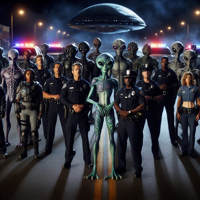 Alien Encounter: Showdown with Law Enforcement