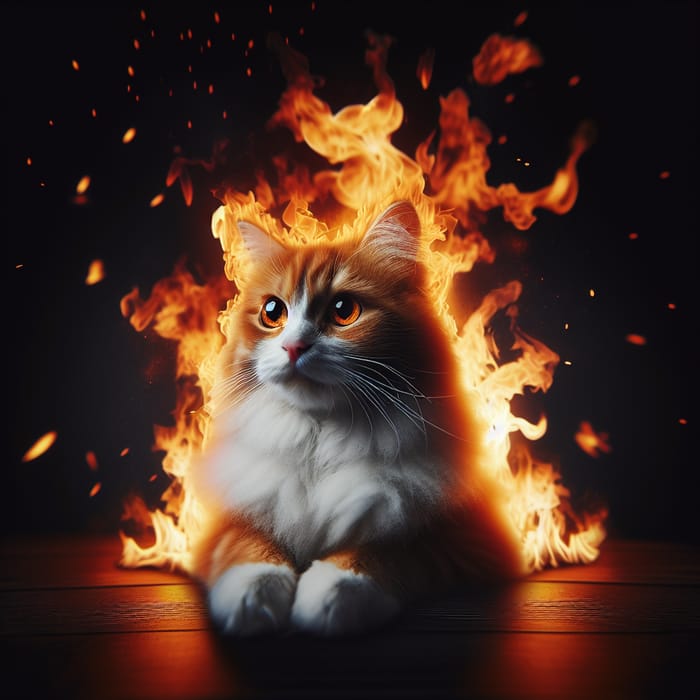 Cat on Fire - Un Gato con Fuego