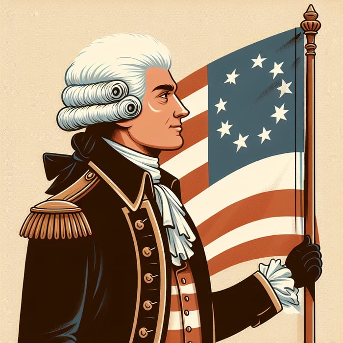 George Washington | 18th Century Military Leader in Historical Attire