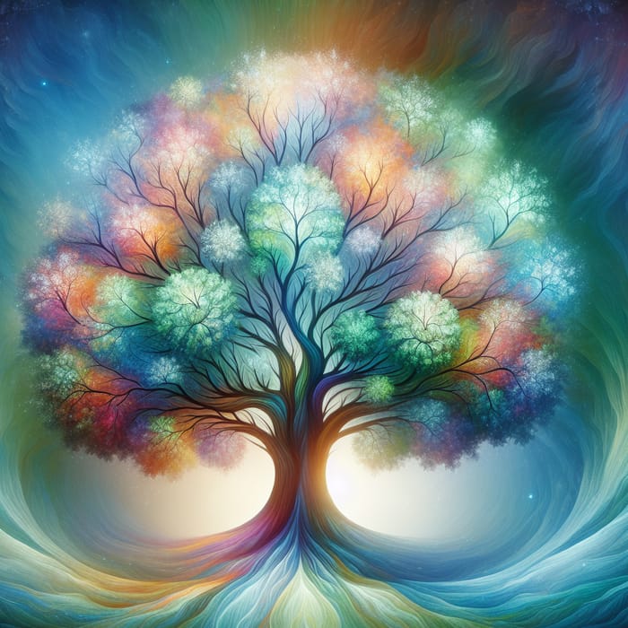 Majestic Tree of Life: Spiritual Symbol for Edith Vincent Hypno