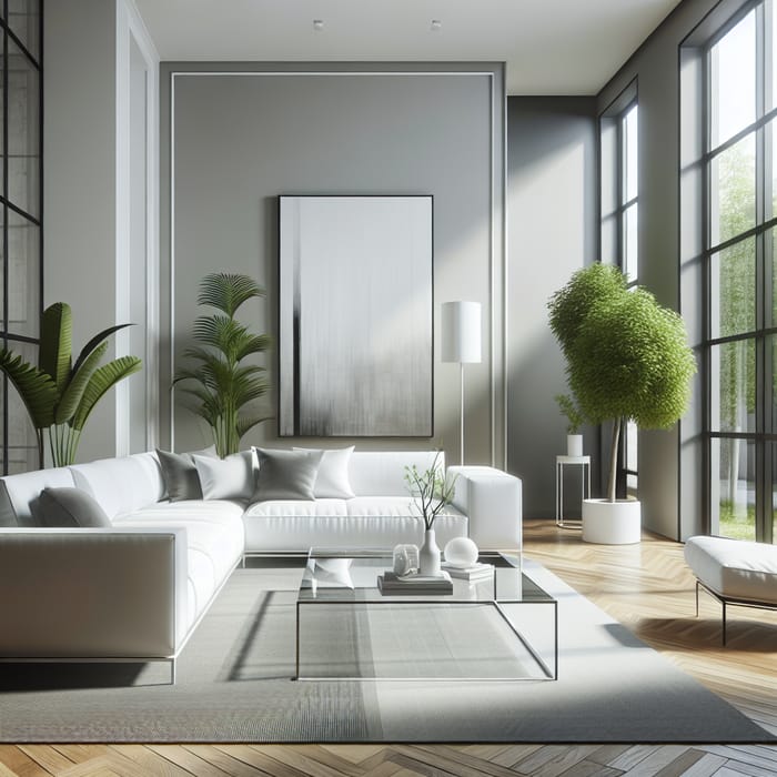 Modern Living Room, Minimalist Design | Stylish Contemporary Space