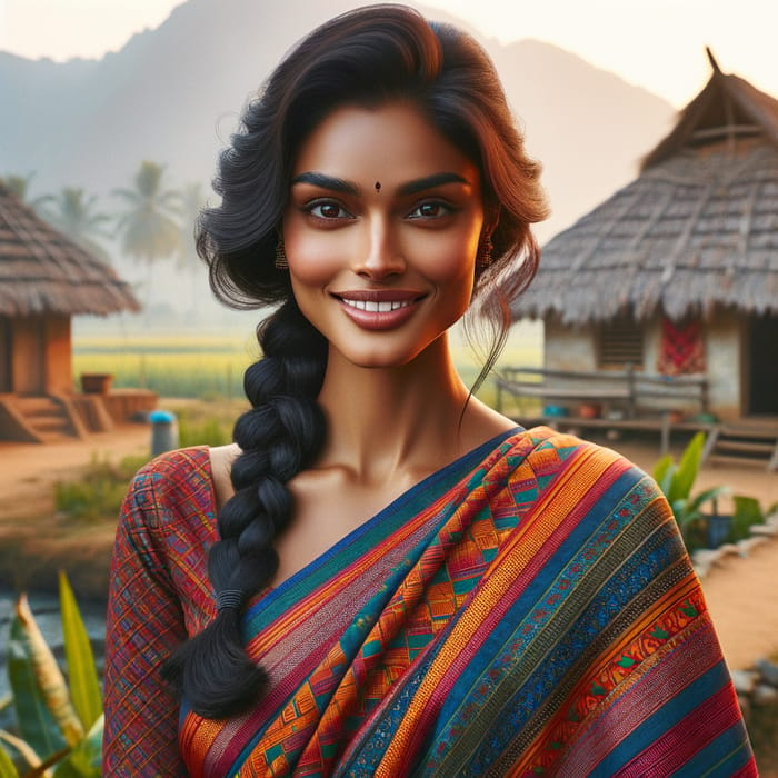 Tamil Nadu Beautiful Women in Traditional Attire