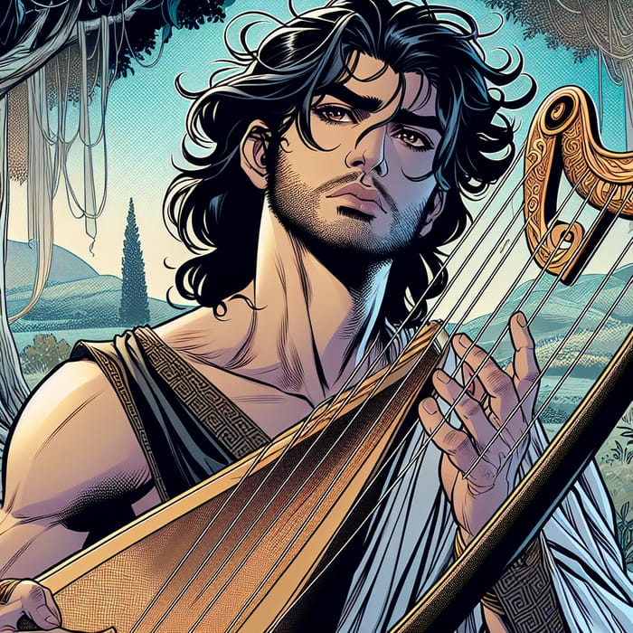 Orpheus in Greek Mythology: Comic Style Interpretation