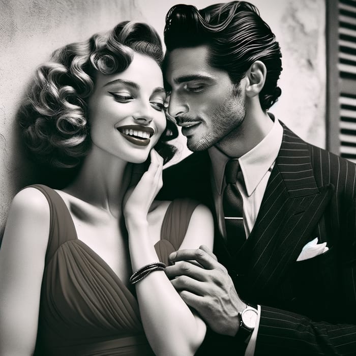 Intense Italian Romance in Black & White | Amore Italiano