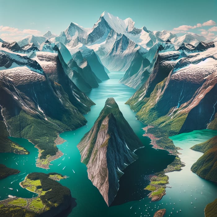 Himalayan Mountains Meet Norway's Fjords