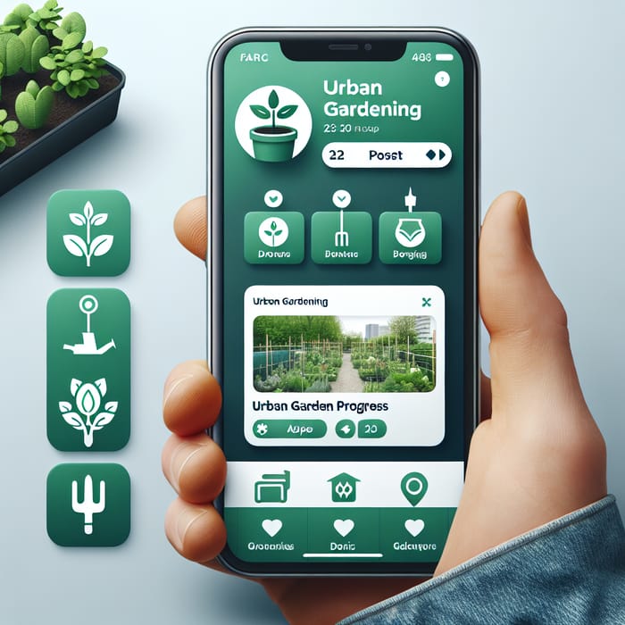 Urban Gardening Social Network: Smartphone App for Urban Gardeners