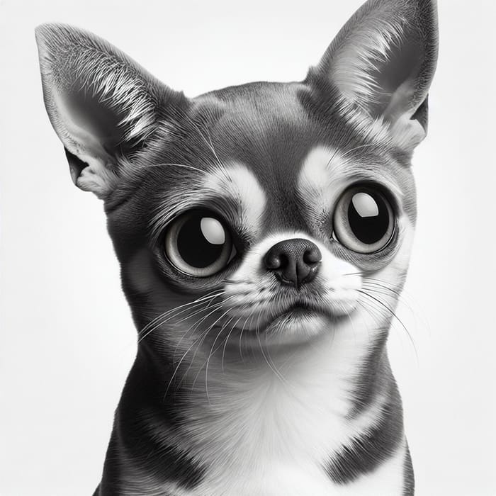 Chihuahua-Faced Cat | Whimsical Kitty Image