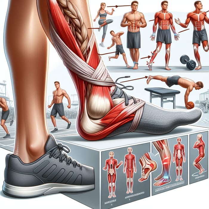 Ankle Sprain Recovery Exercises: Healing & Pathology Explained, AI Art  Generator