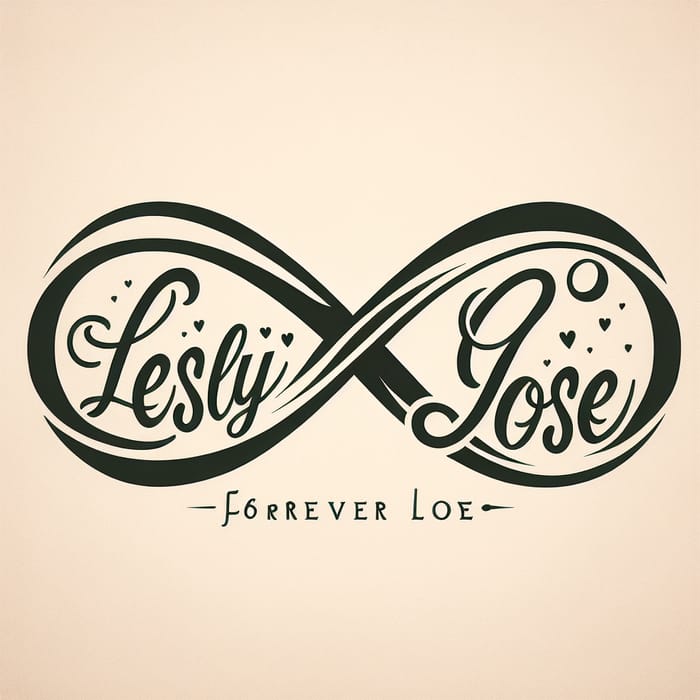 Eternal Romance: Lesly and Jose Infinity Symbol