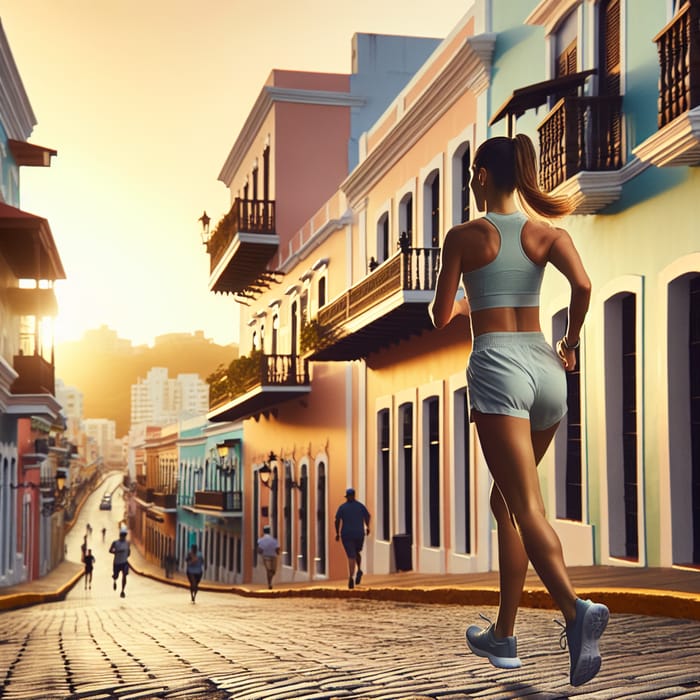 Morning Run in San Juan, Puerto Rico - Captivating Image