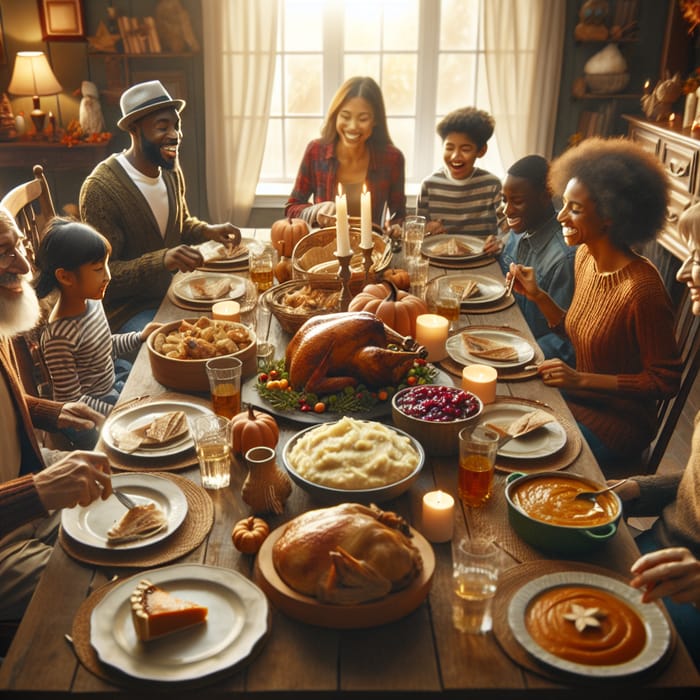 Thanksgiving Celebration at Home