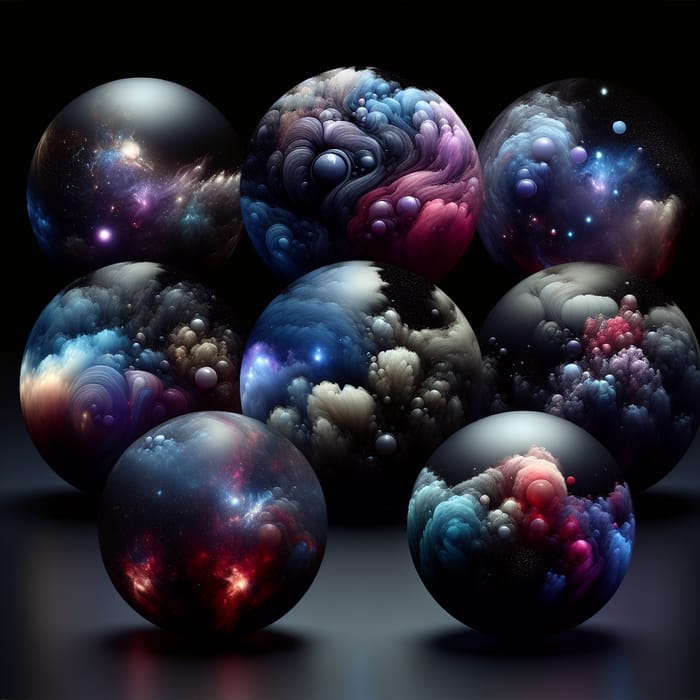 Galaxy-inspired Magic Spheres Collection